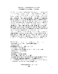 TOPICAL OUTLINE of the THEODICY by Michael J. Latzer, Gannon University
