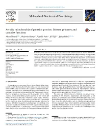 Aerobic Mitochondria of Parasitic Protists: Diverse Genomes and Complex Functions