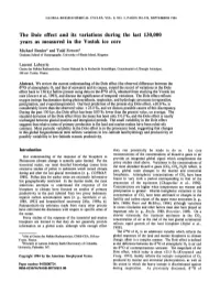 The Dole Effect and Its Variations During the Last 130,000 Years As Measured in the Vostok Ice Core