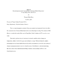 Abstract Determining Seasonal Corrosion Rates in Ferrous-Hulled Shipwrecks: a Case Study of the USS Huron