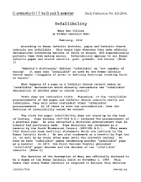 Infallibility