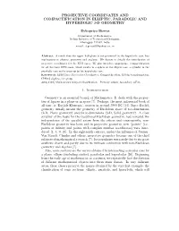 Projective Coordinates and Compactification in Elliptic, Parabolic and Hyperbolic 2-D Geometry