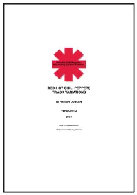 RHCP Track Variations