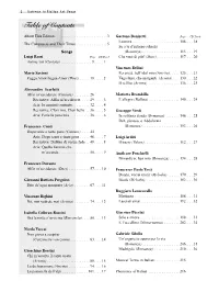 Table of Contents