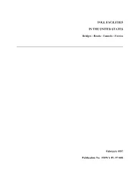 Toll Facilities in the United States