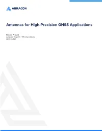 Antennas for High-Precision GNSS Applications