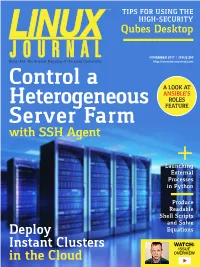 Linux Journal | November 2017 | Issue