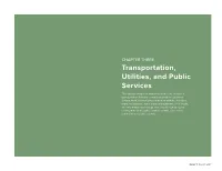 Transportation, Utilities, and Public Services This Chapter Begins by Examining All Modes of Surface Transportation That Are Currently Provided in Shawnee County