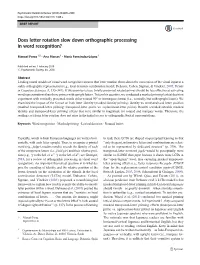 Does Letter Rotation Slow Down Orthographic Processing in Word Recognition?