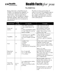 Heart Health: the DASH Diet