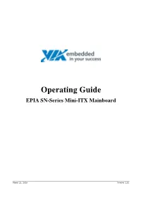 Operating Guide