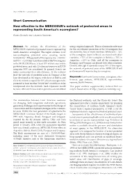 Short Communication How Effective Is the MERCOSUR's Network Of