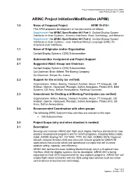 Update ARINC Specification 661: Cockpit Display