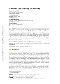 Cartesian Tree Matching and Indexing