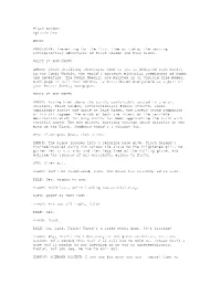 Flash Gordon Episode One MUSIC ANNOUNCER