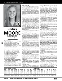 Lindsey Moore Including a Pair of Double-Doubles (Points-Assists)