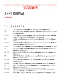 Anne Dorval Comédienne