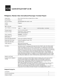 Mactan-Cebu International Passenger Terminal Project