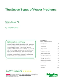 The Seven Types of Power Problems