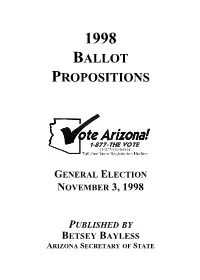 Ballot Propositions