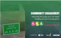Corstorphine COMMUNITY ENGAGEMENT CONTENT INTRODUCTION BACKGROUND PROJECT DETAILS CONTACT