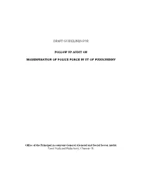 Draft Guidelines for Follow up Audit on Modernisation