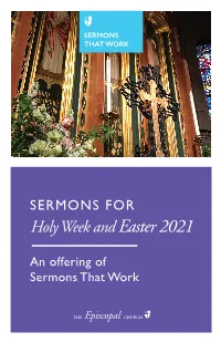 Holy Week and Easter 2021