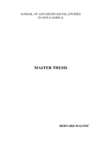 Master Thesis