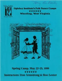 1998-05 Oglebay Institute Spring FDC Syllabus.Pdf
