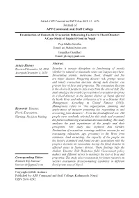 Journal of APF Command and Staff College