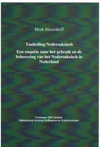 Taaltelling-Nedersaksisch-1.Pdf
