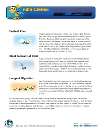 Fastest Flier Most Tolerant of Cold Longest Migration