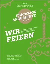 Magazin Des Landesverbandes Bündnis 90/Die Grünen Berlin