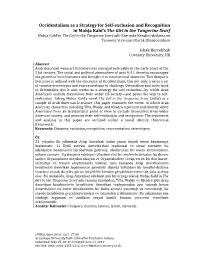 Occidentalism As a Strategy for Self-Exclusion and Recognition In