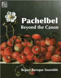Repast Pachelbel Program Book 5:19
