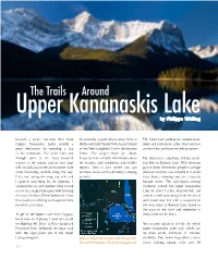 The Trails Around Upper Kananaskis Lake by Philippe Widling