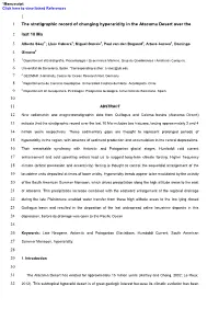 1 the Stratigraphic Record of Changing Hyperaridity in the Atacama Desert Over the 1 Last 10 Ma 2 3 4 5 6 7 8 9 10 11 12 13 14 1