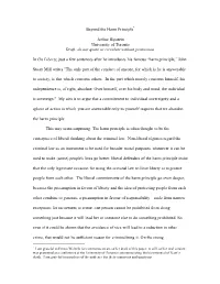 A Ripstein Beyond the Harm Principle Revised