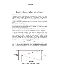 Chapter 2: Gathering Light - the Telescope