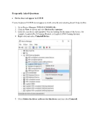 Frequently Asked Questions
