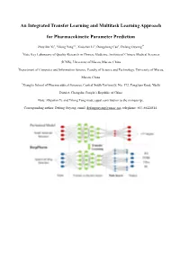 An Integrated Transfer Learning and Multitask Learning Approach For