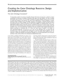 Creating the Gene Ontology Resource: Design and Implementation