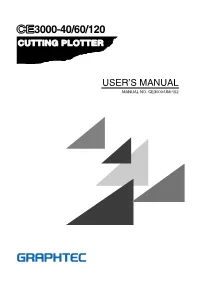 Cutting Plotter