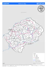 LESOTHO Reference Map
