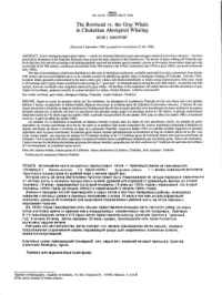 The Bowhead Vs. the Gray Whale in Chukotkan Aboriginal Whaling IGOR I