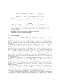Hermitian Clifford Analysis on Superspace
