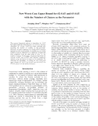 New Worst-Case Upper Bound for #2-SAT and #3-SAT with the Number of Clauses As the Parameter