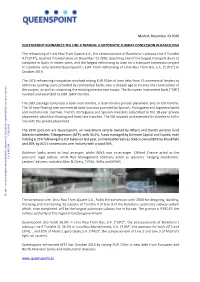 Queenspoint Refinances the Line 9 Tranche 4 Automatic Subway Concession in Barcelona