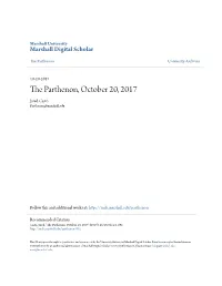 The Parthenon, October 20, 2017