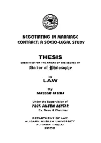 THESIS SUBMITTED for the AWARD of the DEGREE of Boctor of $})Tlosfopiip